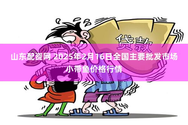 山东配资网 2025年2月16日全国主要批发市场小带鱼价格行情