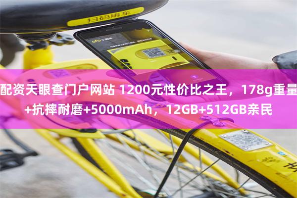 配资天眼查门户网站 1200元性价比之王，178g重量+抗摔耐磨+5000mAh，12GB+512GB亲民