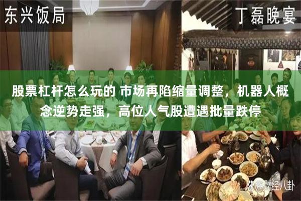 股票杠杆怎么玩的 市场再陷缩量调整，机器人概念逆势走强，高位人气股遭遇批量跌停